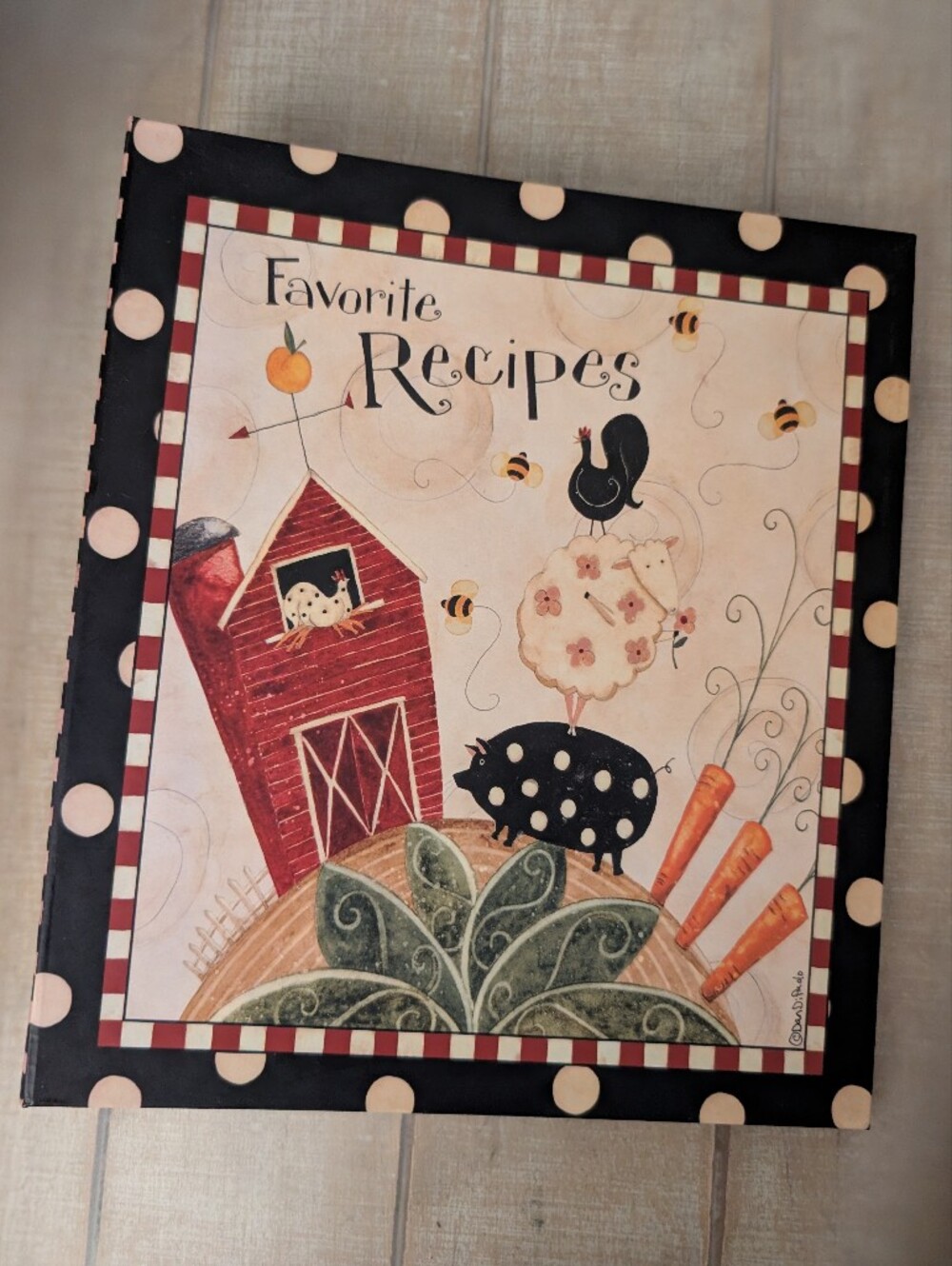 Unused Dan DiPaolo Recipe Binder